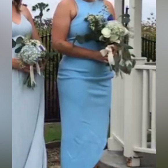 MISHA IDA Dress - POWDER BLUE- size XL - US size 10 (originally from revolve) - Picture 6 of 7